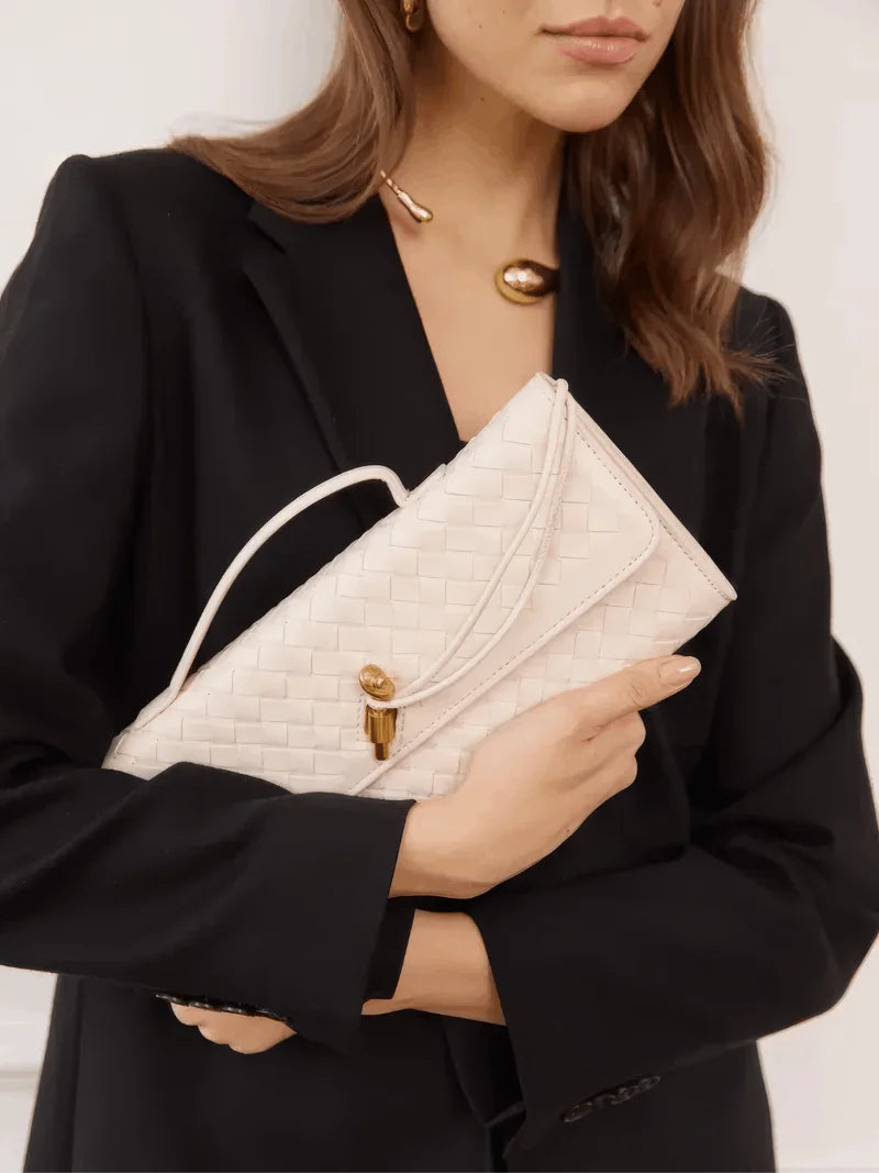 Noor Clutch Bag - Off White