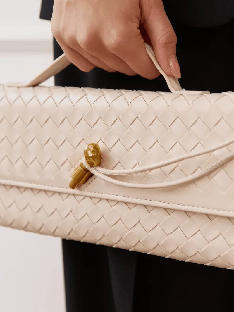 Noor Clutch Bag - Off White