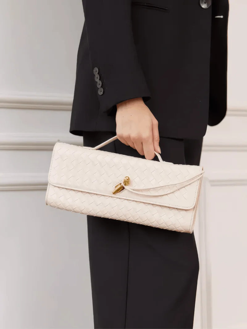 Noor Clutch Bag - Off White