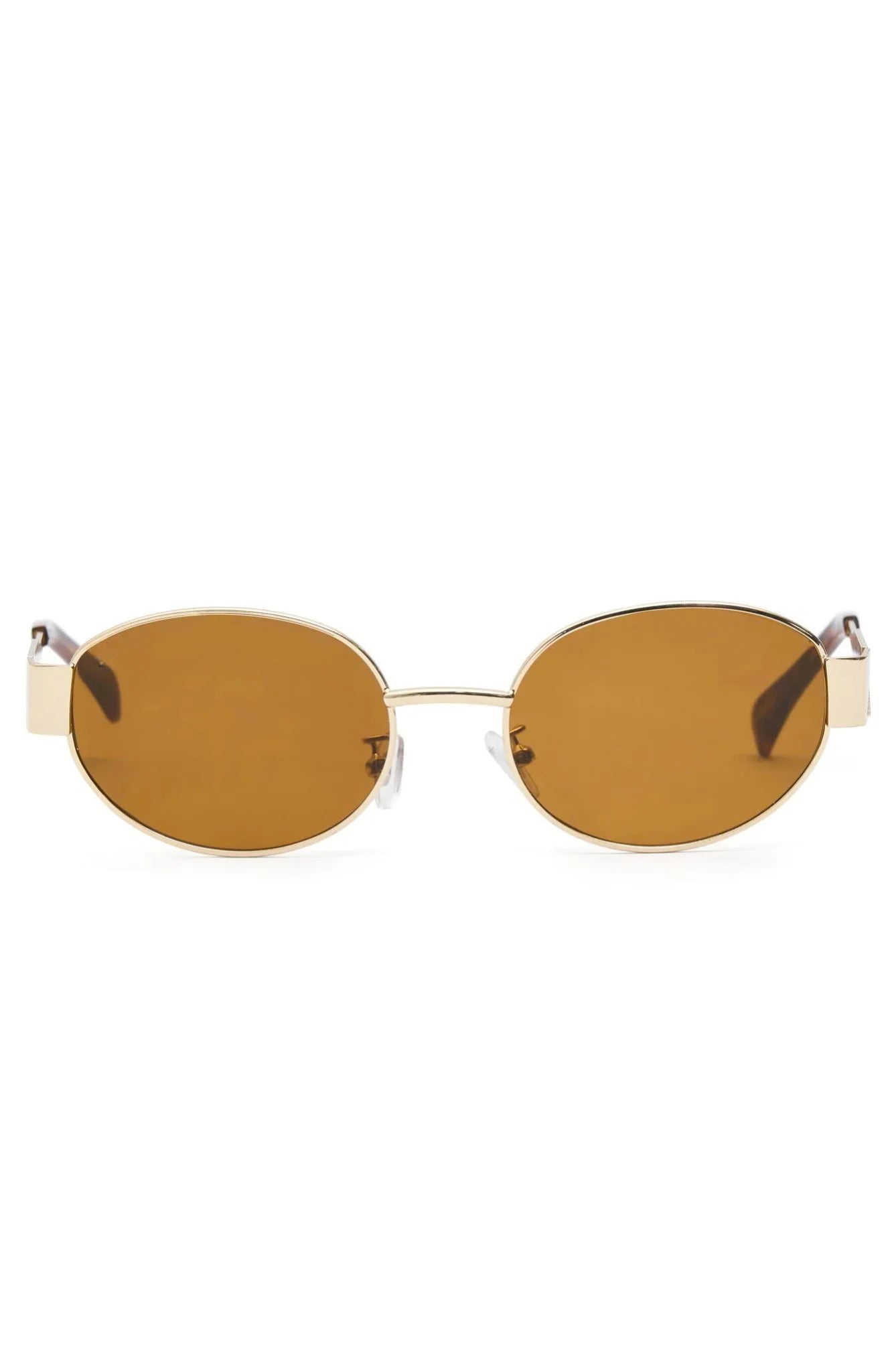 Oasis Sunglasses Gold/Brown